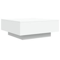 Salontafel met LED-verlichting 80x80x31 cm wit - thumbnail