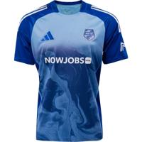 adidas Masters of Madness Blue Thunder Voetbalshirt Blauw - thumbnail