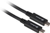 Sharkoon USB-C 3.2 > USB-C kabel - thumbnail