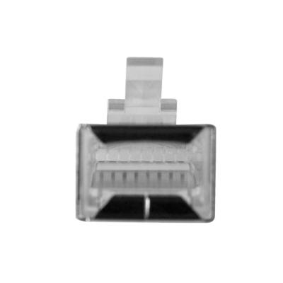 ACT TD108B RJ45 (8P/8C) Afgeschermde Modulaire Connector | Ronde Kabel | Masssieve Aders | 25 stuks