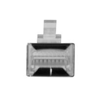 ACT TD108B RJ45 (8P/8C) Afgeschermde Modulaire Connector | Ronde Kabel | Masssieve Aders | 25 stuks - thumbnail