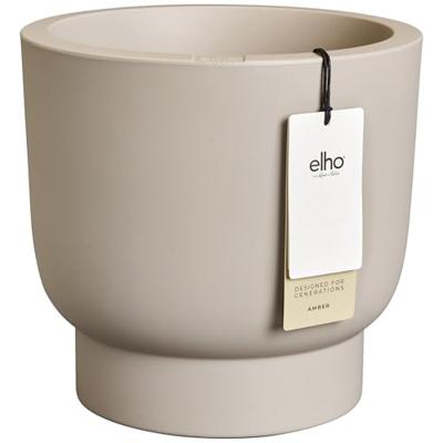 Elho Amber Grail 30 - Beige - Ø 30 x H 28 cm - Binnen en Buiten - 100% gerecycled