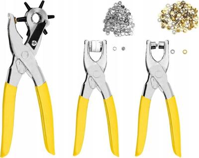 Lederbewerking Gereedschapsset - Revolvertang, Rivettang & Drukknoop Tang