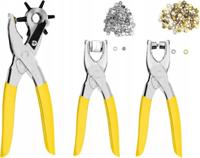 Lederbewerking Gereedschapsset - Revolvertang, Rivettang & Drukknoop Tang - thumbnail