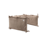 Jollein boxbumper Cloudy Rib - Milky Coffee - thumbnail