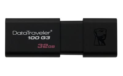 Kingston Technology DataTraveler 100 G3 USB flash drive 32 GB USB Type-A 3.2 Gen 1 (3.1 Gen 1) Zwart