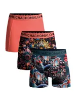 Muchachomalo 3-Pack Heren Boxershorts - Nostalgic - katoenen dames onderbroeken - thumbnail