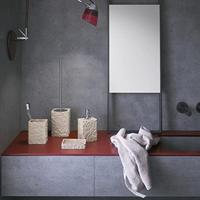 Zeepdispenser Sapho Aries Vrijstaand 350 ML Polyresin Beige - thumbnail