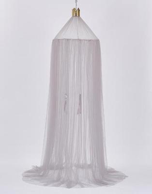 Baby bed gordijn Hung Dome Mosquito netto meisjes kroon opknoping netto prinses tenten (grijs)