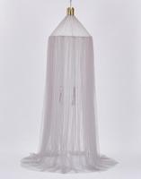 Baby bed gordijn Hung Dome Mosquito netto meisjes kroon opknoping netto prinses tenten (grijs) - thumbnail