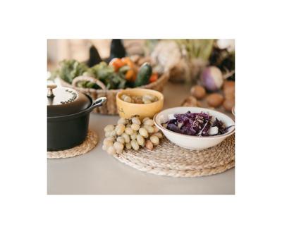 Placemat Andrea House Jacinto MS22204 Individueel Cirkelvormig Ø 37 cm Natuurlijke Vezel