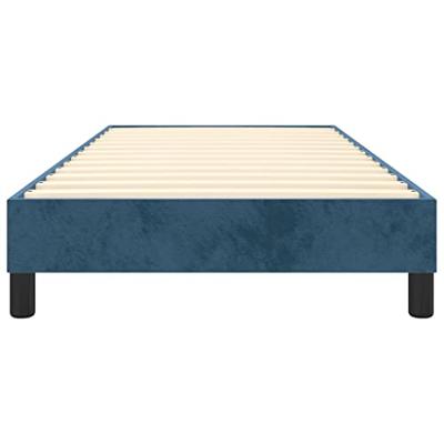 Boxspringframe fluweel donkerblauw 100x200 cm