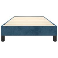 Boxspringframe fluweel donkerblauw 100x200 cm - thumbnail