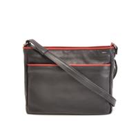 Berba Schoudertas Soft 005-450 Black Red - thumbnail