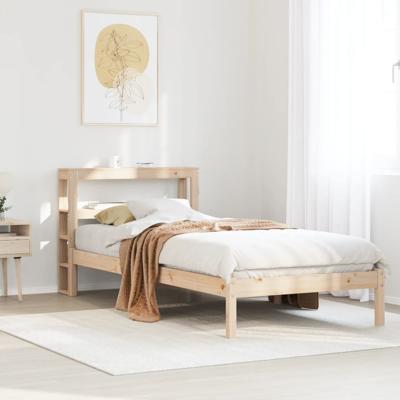 Bedframe zonder matras massief grenenhout 150x200 cm - thumbnail