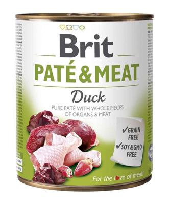 BRIT Paté & Meat met eend - nat hondenvoer - 800 g