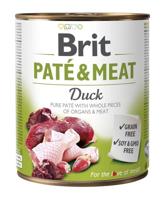 BRIT Paté & Meat met eend - nat hondenvoer - 800 g - thumbnail