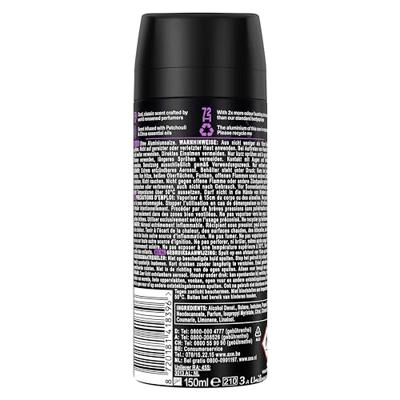 AXE Deodorant bodyspray purple patchouli 150 Milliliter