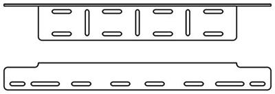 Osram Automotive Houder LICENSE PLATE BRACKET AX LEDDL ACC 103 (b x h x d) 686 x 71 x 93 mm