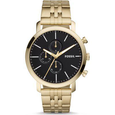 Horlogeband Fossil BQ2329 Roestvrij staal (RVS) Doublé 22mm