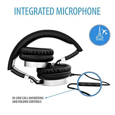 V7 HA601-3EP Premium on-ear stereo hoofdtelefoon 3,5 mm met microfoon