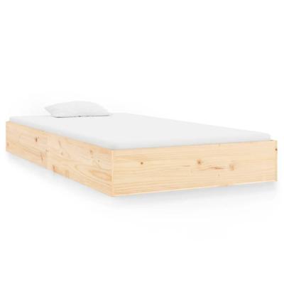 Bedframe massief hout 100x200 cm
