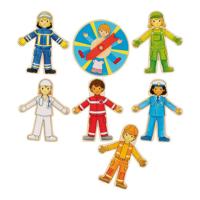 Goki houten puzzel spel beroepen, 38dlg. - thumbnail