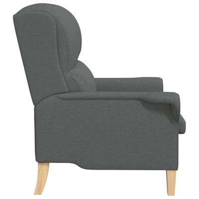 Fauteuil Donkergrijs 76 x 94 x 102 cm Stof