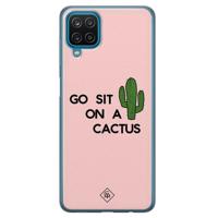 Samsung Galaxy A12 siliconen hoesje - Go sit on a cactus - thumbnail