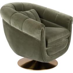 Dutchbone Member fauteuil Olive Dutchbone Member fauteuil Olive