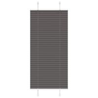 VidaXL Plissé rolgordijn 65x100 cm stofbreedte 64,4 cm polyester zwart - thumbnail