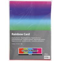 Creativ Company Regenboogpapier a4 180gr, 10 vellen - thumbnail