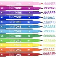 Tombow • twintone dual-tip brushpen violet - thumbnail