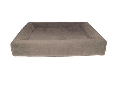 Bia bed fleece hoes hondenmand taupe