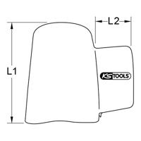 KS Tools 1171797 Afdek- en beschermkap PVC 1 stuk(s) - thumbnail