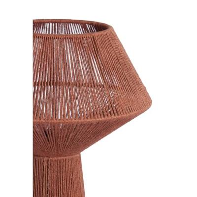 Light & Living Tafellamp 'Fugia' Jute, 47cm hoog, kleur Steenrood