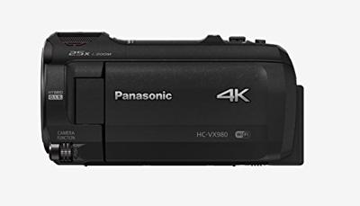 Panasonic HC-VX980 Klassieke camcorder met optische zoom, 20 x 18,1 megapixels, zwart
