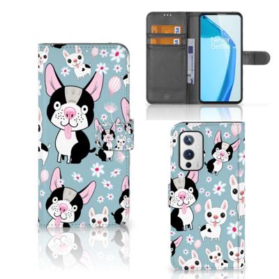 OnePlus 9 | Telefoonhoesje | Met pasjeshouder | Hondjes