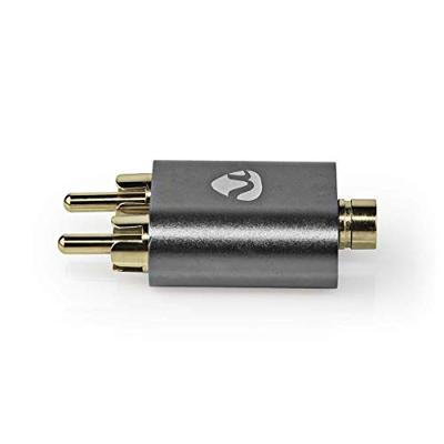 Nedis Stereo-Audioadapter | 2x RCA Male naar 3,5 mm Female | 1 stuks - CATB22255AL CATB22255AL