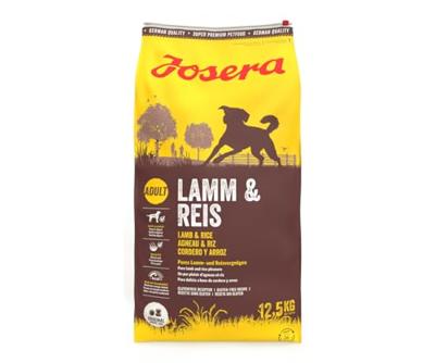 JOSERA Lamb with rice - droog hondenvoer - 12,5 kg