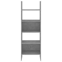 Boekenkast 60x35x180 cm spaanplaat betongrijs - thumbnail