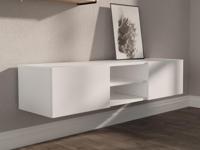 Tv-meubel AURORE 2 deuren mat wit - thumbnail