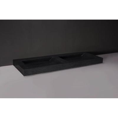 Wastafel Forzalaqua Bellezza Doppio Marmer Graniet Gezoet Zonder Kraangat 140,5x51,5x9 cm Forzalaqua