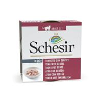 Schesir Cat in Gelatine Adult 85 g Tonijn met Tand - thumbnail