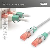 Digitus A-CC-G A-CC-G Gekleurde clips voor patchkabel Groen - thumbnail