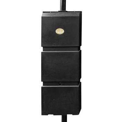 Wand regenton zwart 100L incl. plastic kraantje Prestige - Prestige