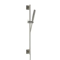 Glijstangset Hotbath Gal 100 cm Met Doucheslang 150 cm En Handdouche Geborsteld Nikkel PVD - thumbnail