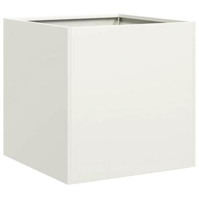 Plantenbak 40x40x40 cm koudgewalst staal wit Plantenbak 40x40x40 cm koudgewalst staal wit