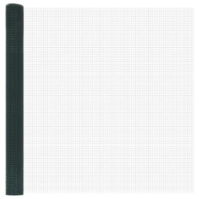 VidaXL Gelaste draadhek groen 1.6 x 10 m