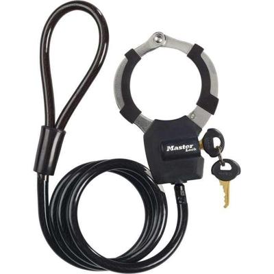 Masterlock Kabel gevlochten staal 1mxO8mm - 8275EURDPROBLK 8275EURDPROBLK - thumbnail